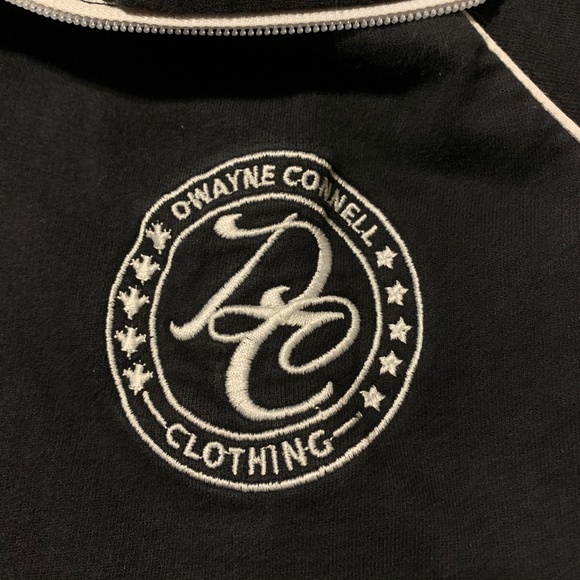 Unisex Dwayne Connell Black zip up - Picture 2 of 4